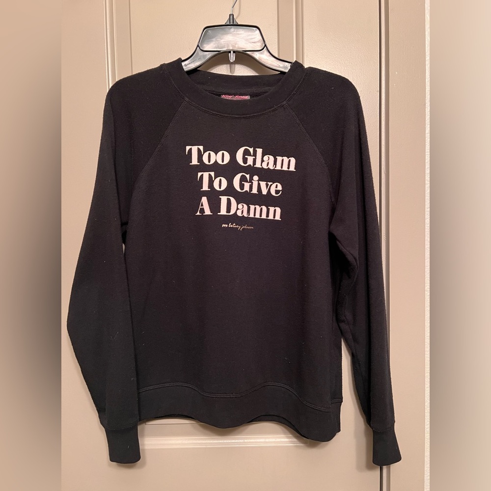Black Graphic Women's Sweater